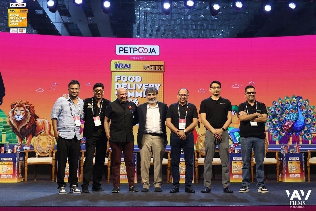Ownly leadership on stage at NRAI Food Delivery Summit 2026